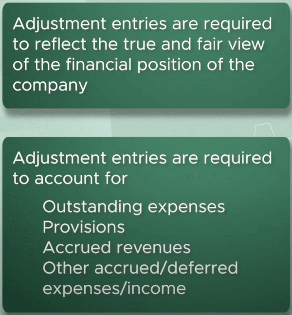 The four buckets of adjustment: revenues, expenses, assets, liabilities and equity